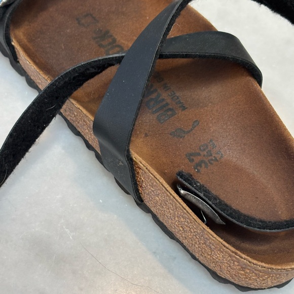 Birkenstock Women's Dark Brown Ankle Strap Sandals, size 37 / 7 - Picture 6 of 9